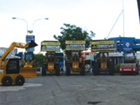 powerplus excavator at Commercial Vehicles and Heavy Machinery Exhibition 2008 2008