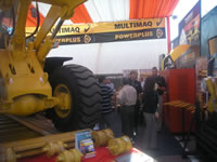 powerplus excavator at EXPOMIN 2008